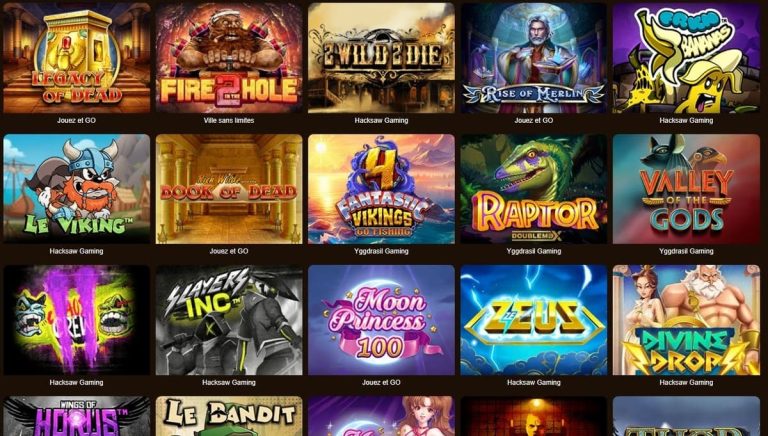 Gemobet Casino jeux